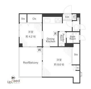 ハイム渡辺【3階】の間取り