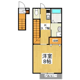 CREAVILLE(クレアヴィレ)【2階】の間取り