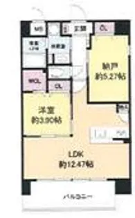 LiveCasa関目【2階】の間取り