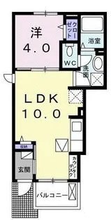 アプローズ【1階】の間取り