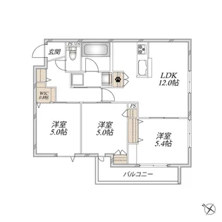 レア・オリナ【3階】の間取り