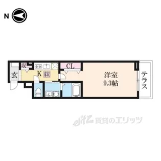 ハルズMIKURADO【1階】の間取り