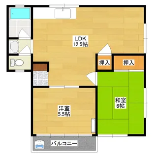 ラフトリー日永【2階】の間取り