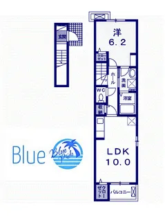 ドミール【2階】の間取り