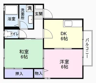 カーサ アンジェロ【2階】の間取り