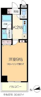 ランドスケイプアーバンストリート【2階】の間取り