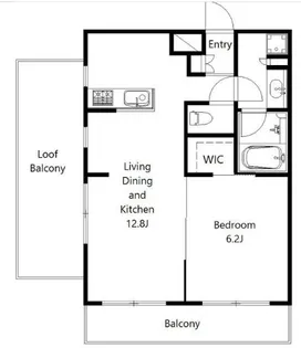 blue palette浦安【5階】の間取り
