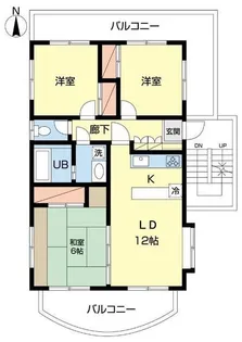 Rian津島南【3階】の間取り