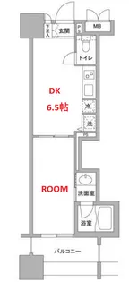 パークフラッツ横濱公園【4階】の間取り