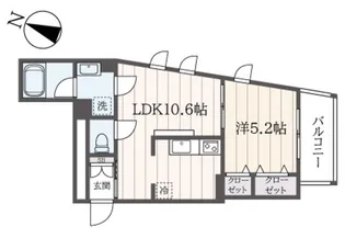 クレール戸塚【2階】の間取り