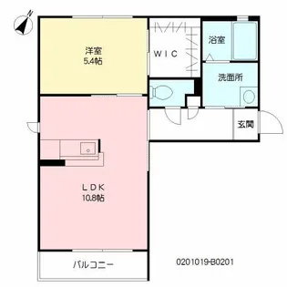 ディアスとも B棟【2階】の間取り