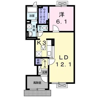 グランド ティアラ【1階】の間取り