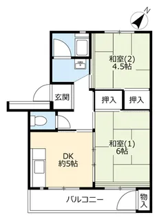 URみつわ台【3階】の間取り
