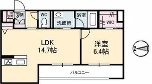 シャーメゾンステージ新山口 C棟【1階】の間取り