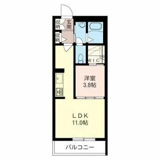 プレジール【3階】の間取り