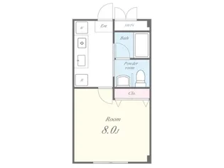 El tercero高野【3階】の間取り