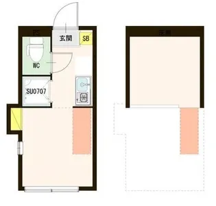 サンキャノーラ板橋本町【1階】の間取り