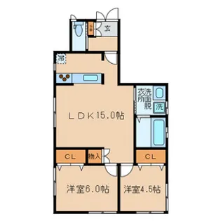 エスポア【1階】の間取り