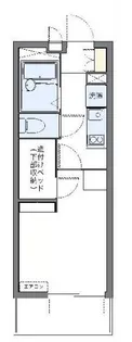レオパレス陽だまり【3階】の間取り