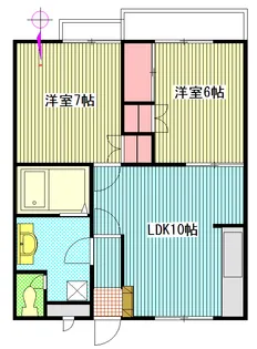 第1マルエンコーポ【2階】の間取り