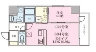 IL PRIMO KISOYA【7階】の間取り