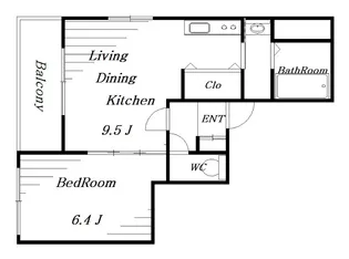 金太郎ヒルズ155【5階】の間取り