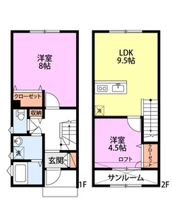 アニメイトクラブ【1階】の間取り