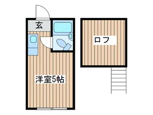 下北沢フラットA【2階】の間取り