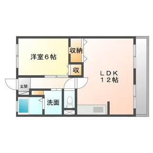 サンホワイトA211【2階】の間取り