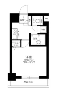 プレール・ドゥーク住吉【4階】の間取り