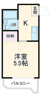 コパーズアプト港南VIパートII【2階】の間取り