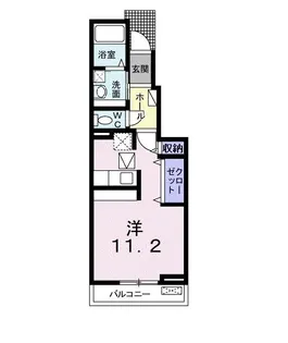 セレーナB【1階】の間取り