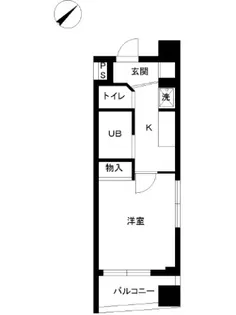 スカイコート原宿【11階】の間取り