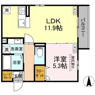 Grand Hill SH【2階】の間取り