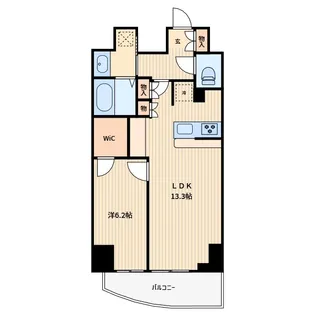 グランシエル川口【14階】の間取り