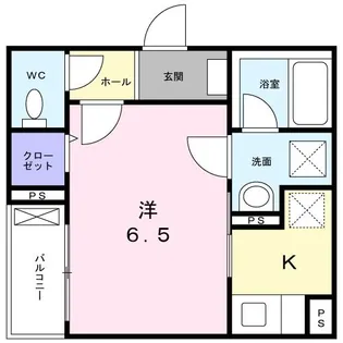 ルアナ戸越(Luana【2階】の間取り