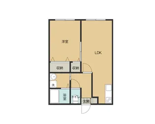 Kハイム【1階】の間取り
