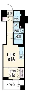 ジオ横浜大通り公園【3階】の間取り