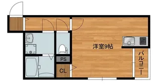 イル・カーサ大橋南【2階】の間取り
