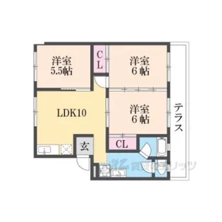木の岡レジーナ【1階】の間取り