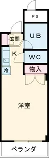 フラームメゾン調布【2階】の間取り