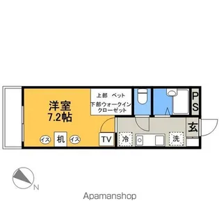 レオパレス稲荷山ヒルズ【3階】の間取り