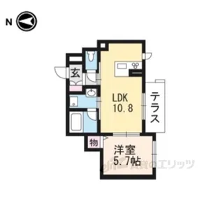 シャーメゾン大宮五条【1階】の間取り