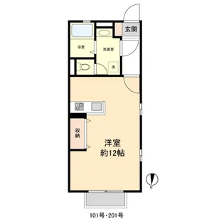 VIEW北名次【2階】の間取り
