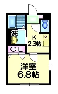 ニューゼスト【2階】の間取り