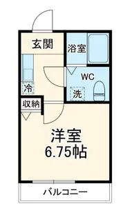 フォンス相模原【1階】の間取り