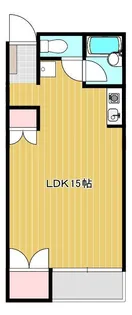 ディマンシェパル【4階】の間取り