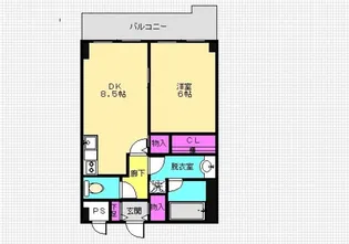 コンフォート栗原【3階】の間取り