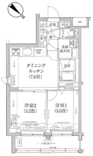 ルフレ世田谷ノール【1階】の間取り