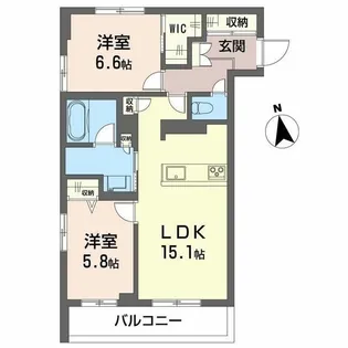 アトリエール F【1階】の間取り